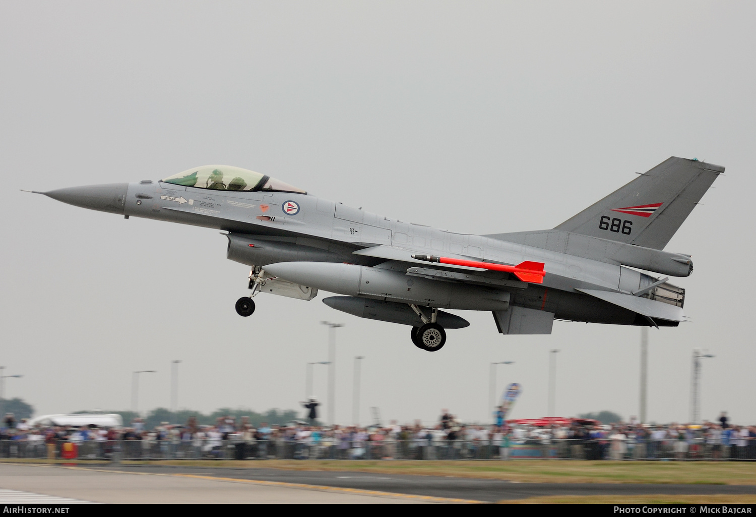 Aircraft Photo of 686 | Lockheed F-16AM Fighting Falcon | Norway - Air Force | AirHistory.net #435926