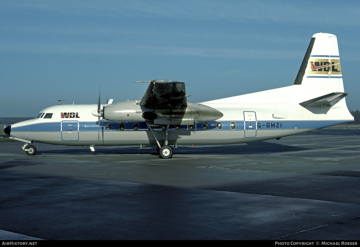 Aircraft Photo of G-BMZI | Fokker F27-100 Friendship | WDL Aviation | AirHistory.net #435945
