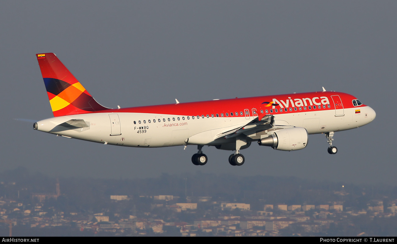 Aircraft Photo of F-WWBQ | Airbus A320-214 | Avianca | AirHistory.net #435965