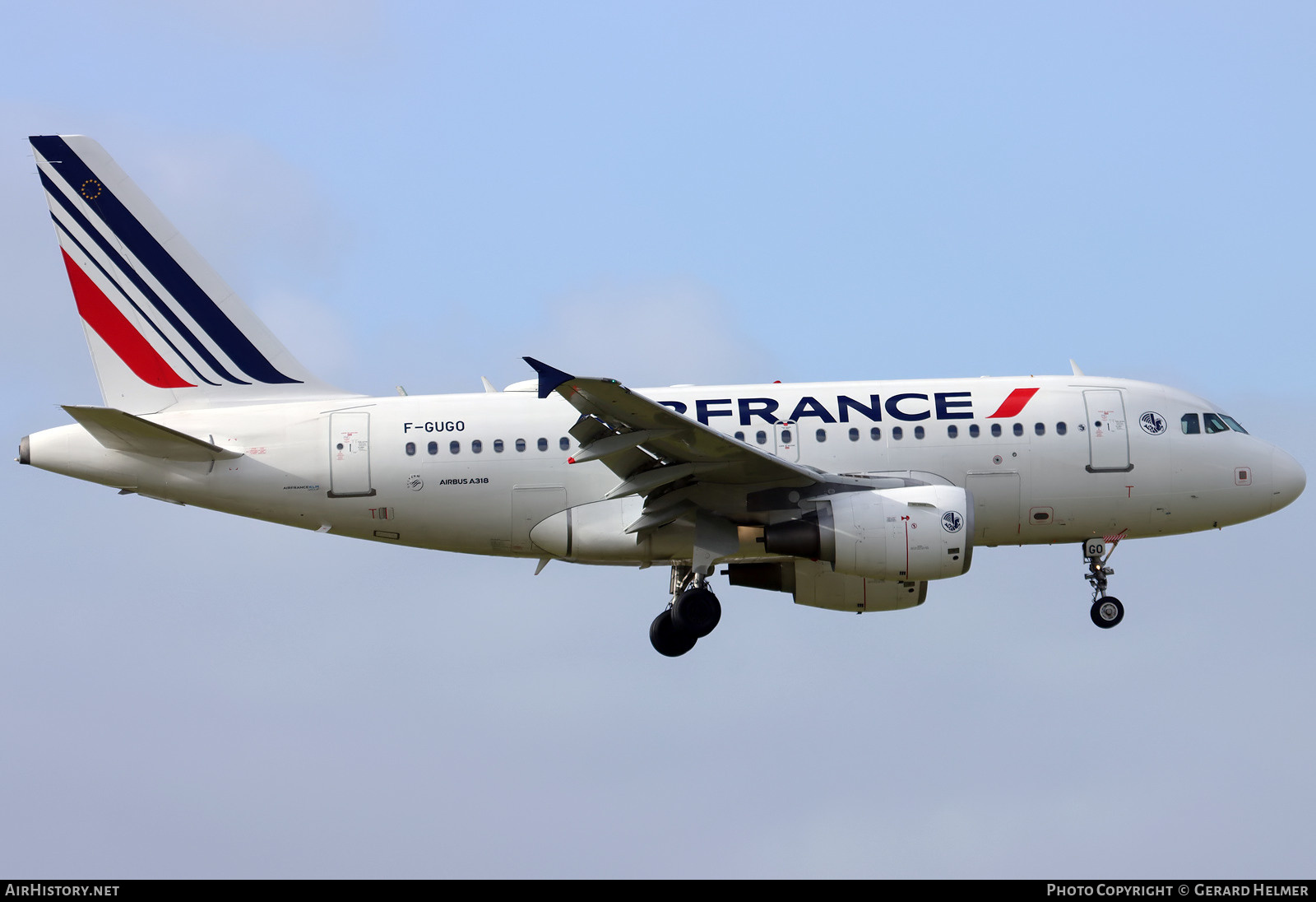 Aircraft Photo of F-GUGO | Airbus A318-111 | Air France | AirHistory.net #435971