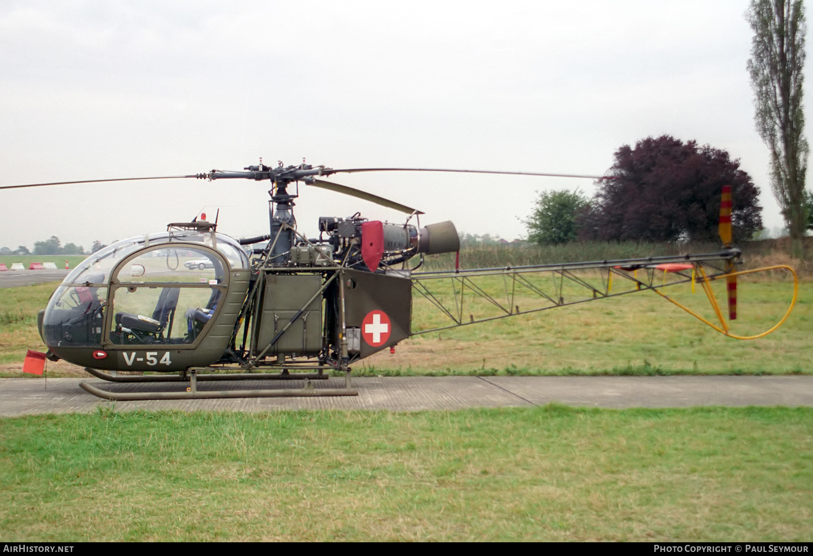 Aircraft Photo of G-BVSD / V-54 | Sud SE-3130 Alouette II | Switzerland - Air Force | AirHistory.net #435981