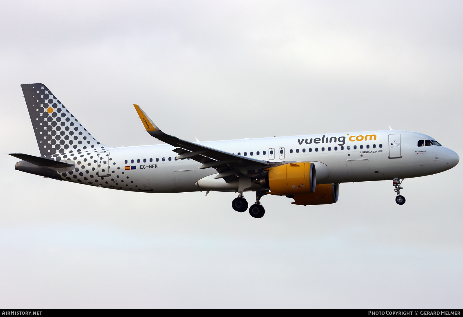 Aircraft Photo of EC-NFK | Airbus A320-271N | Vueling Airlines | AirHistory.net #435989