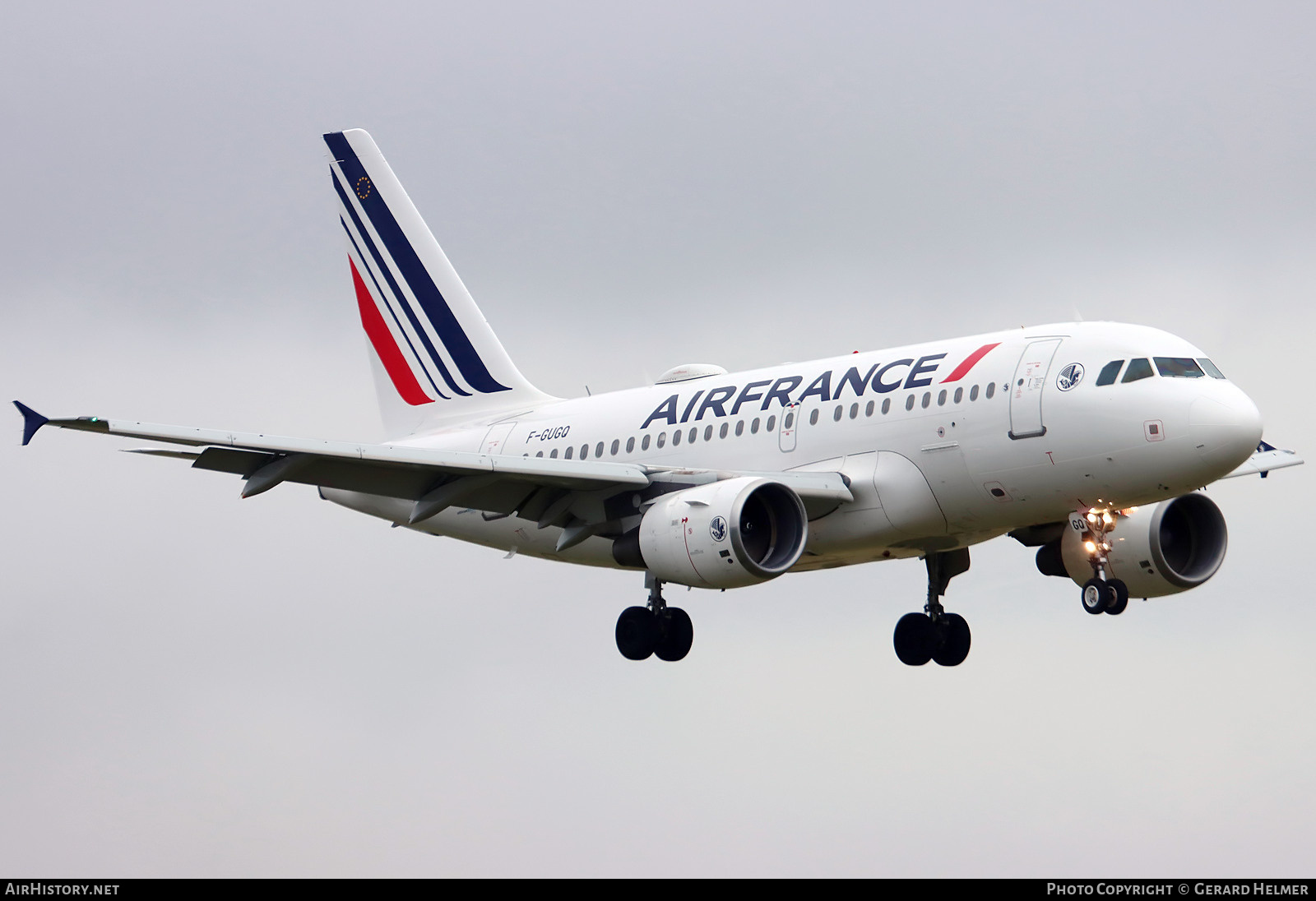 Aircraft Photo of F-GUGQ | Airbus A318-111 | Air France | AirHistory.net #435991
