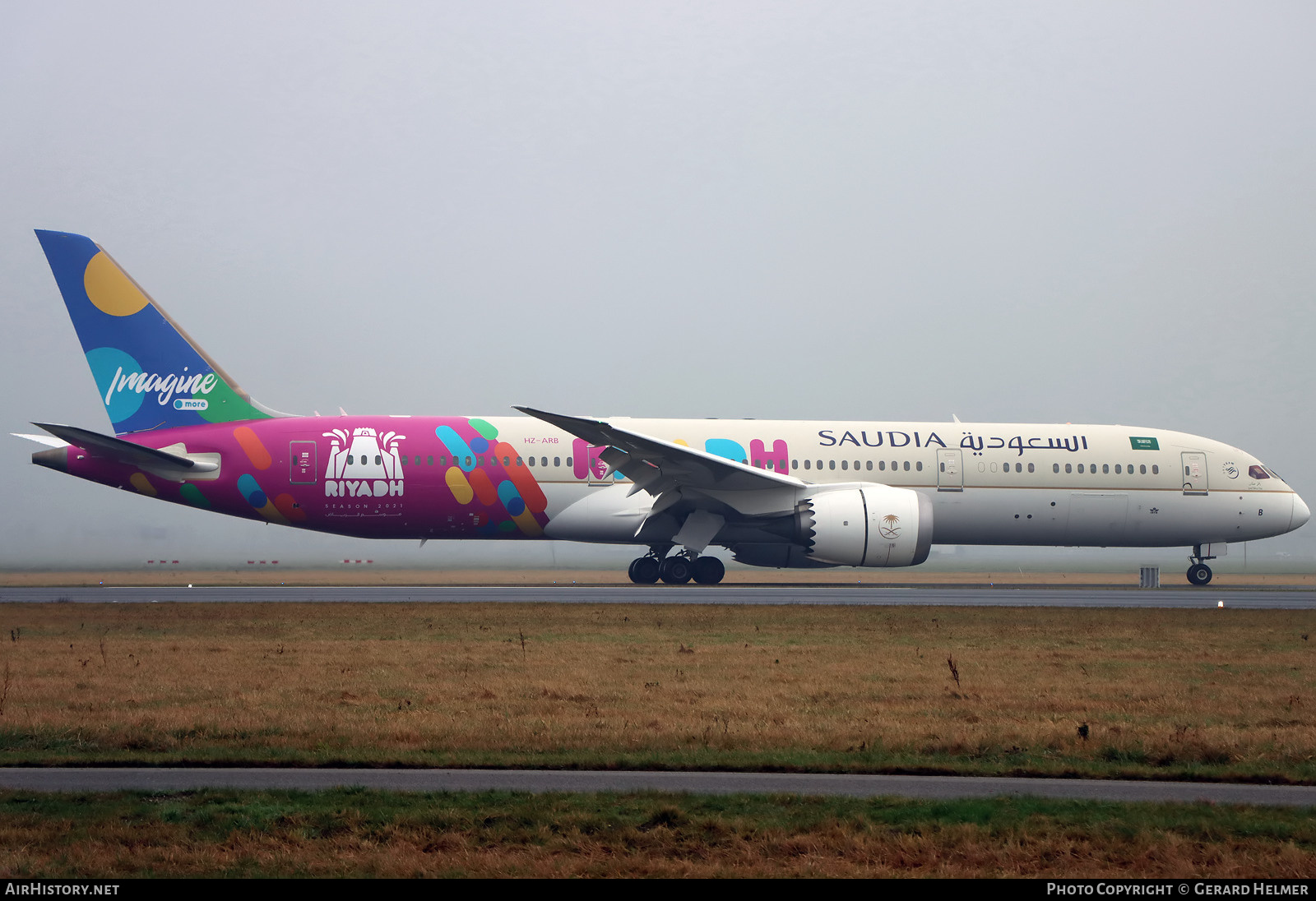 Aircraft Photo of HZ-ARB | Boeing 787-9 Dreamliner | Saudia - Saudi Arabian Airlines | AirHistory.net #435994