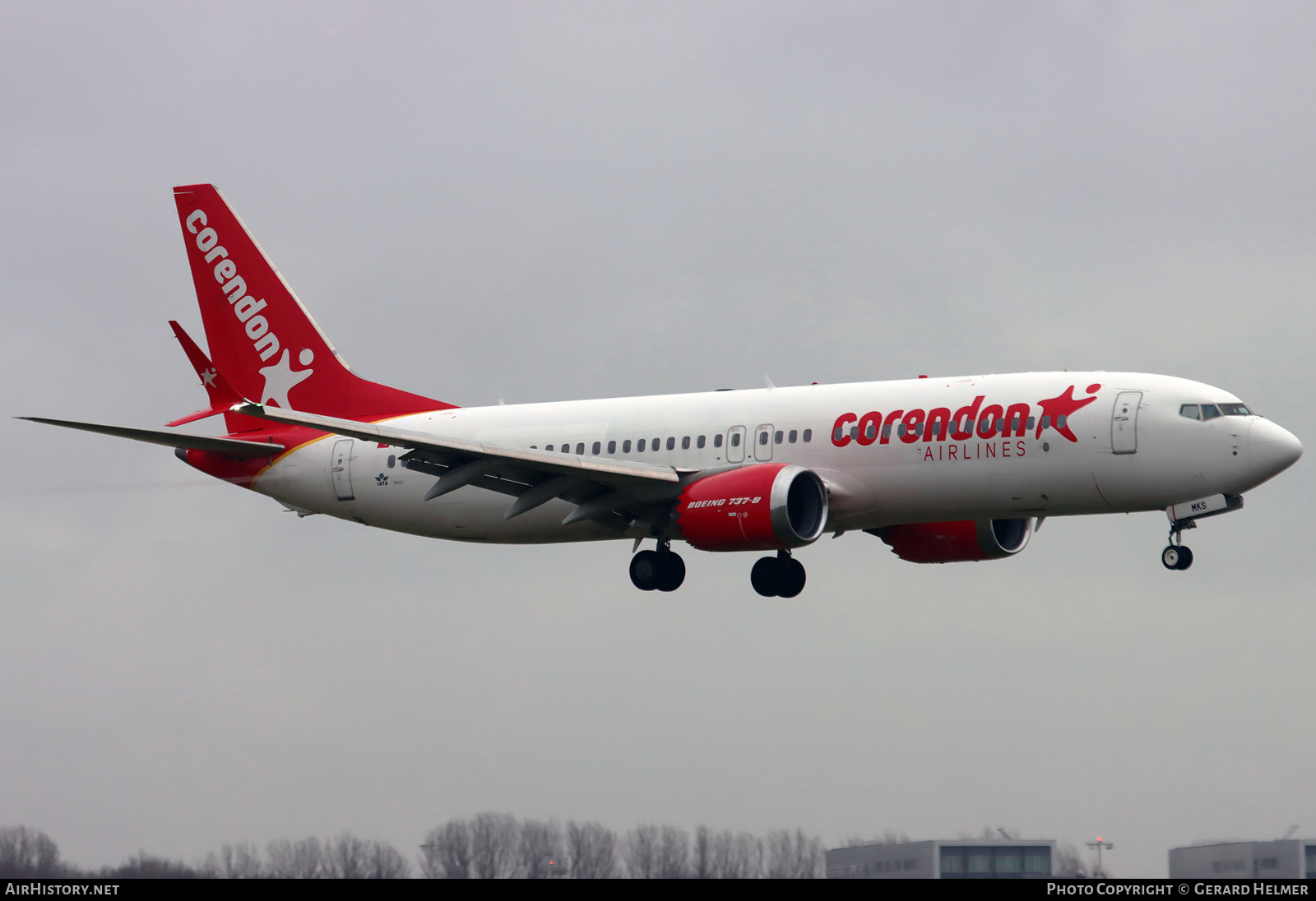 Aircraft Photo of TC-MKS | Boeing 737-8 Max 8 | Corendon Airlines | AirHistory.net #436001
