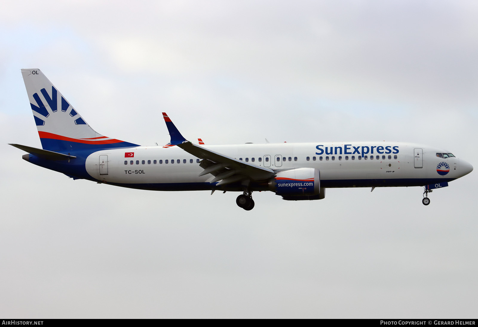 Aircraft Photo of TC-SOL | Boeing 737-8 Max 8 | SunExpress | AirHistory.net #436007