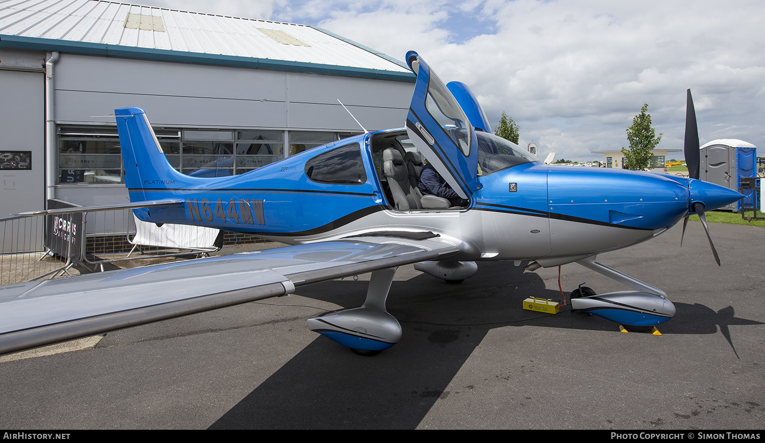 Aircraft Photo of N644MW | Cirrus SR-22T G5-GTS Platinum | AirHistory.net #436015