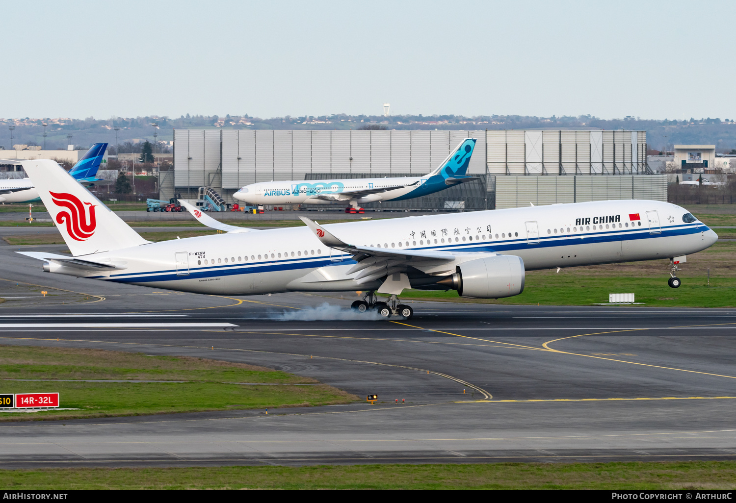 Aircraft Photo of F-WZNM | Airbus A350-941 | Air China | AirHistory.net #436063