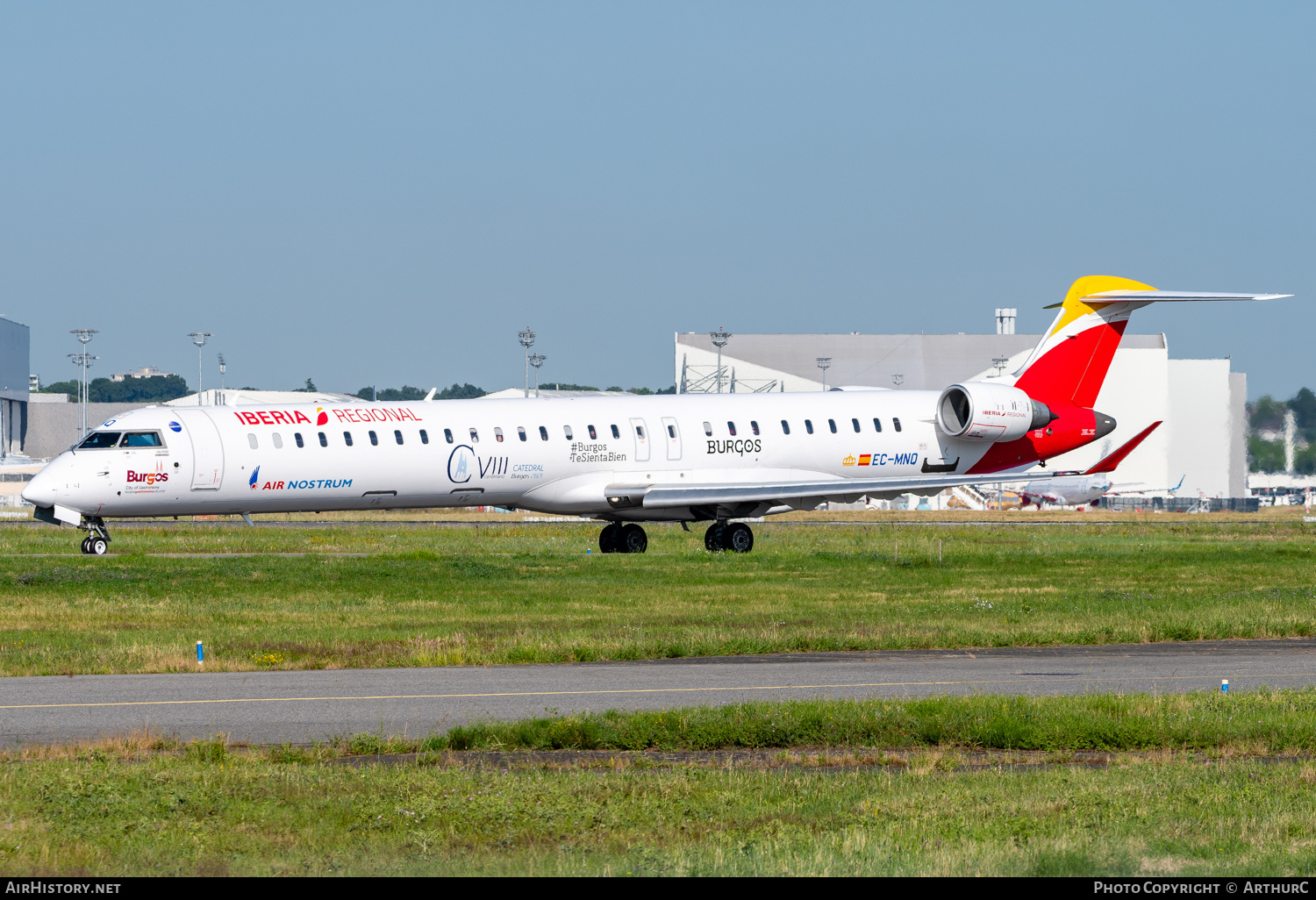 Aircraft Photo of EC-MNQ | Bombardier CRJ-1000 (CL-600-2E25) | Iberia Regional | AirHistory.net #436066