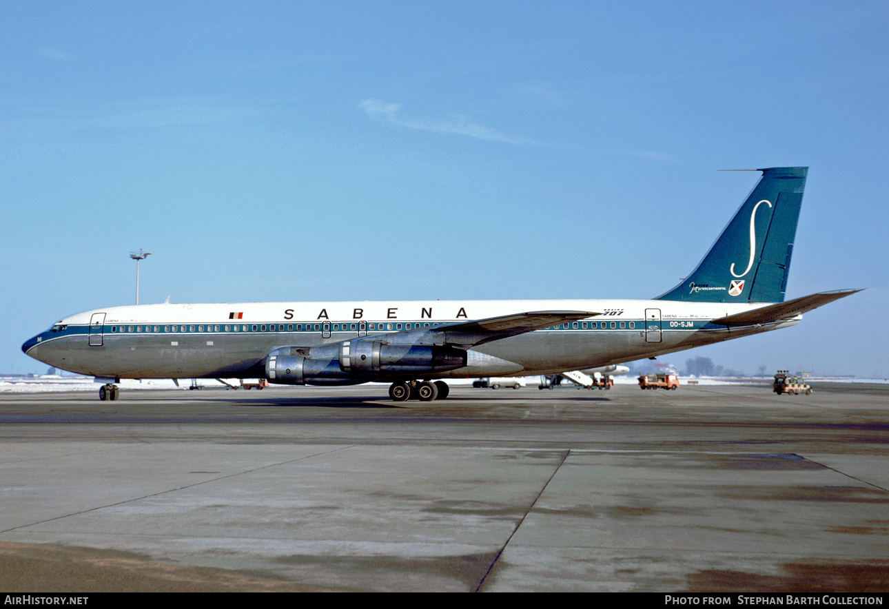 Aircraft Photo of OO-SJM | Boeing 707-329C | Sabena | AirHistory.net #436084