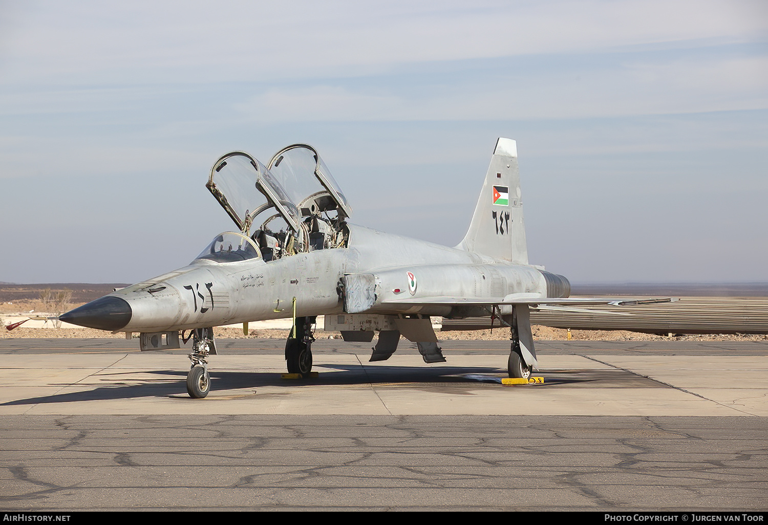 Aircraft Photo of 643 | Northrop F-5F Tiger II | Jordan - Air Force | AirHistory.net #436101