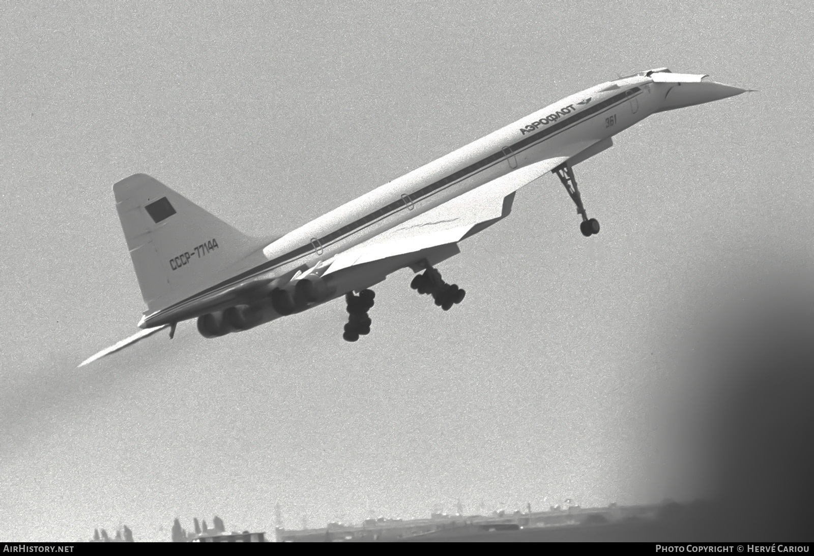Aircraft Photo of CCCP-77144 | Tupolev Tu-144S | Aeroflot | AirHistory.net #436117