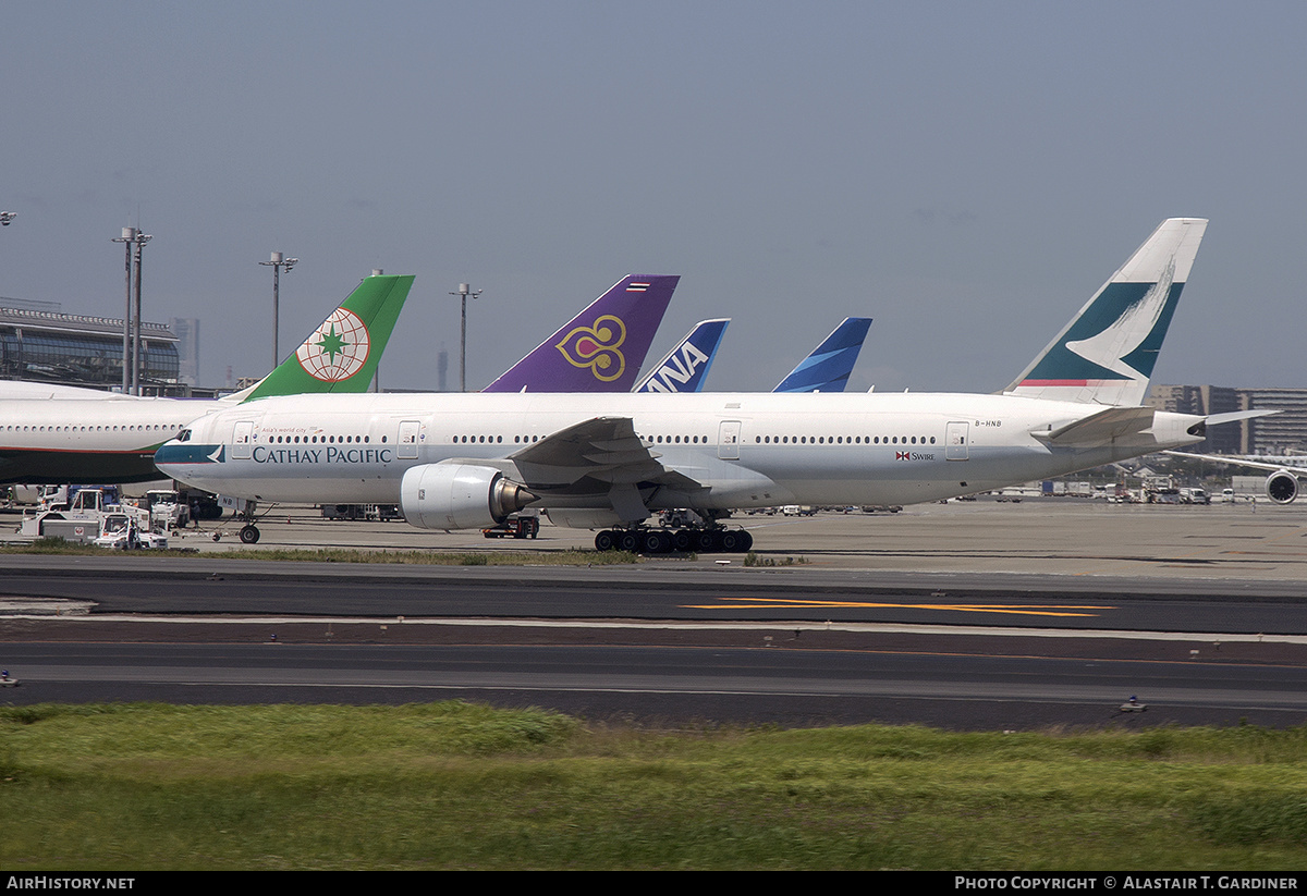 Aircraft Photo of B-HNB | Boeing 777-267 | Cathay Pacific Airways | AirHistory.net #436121