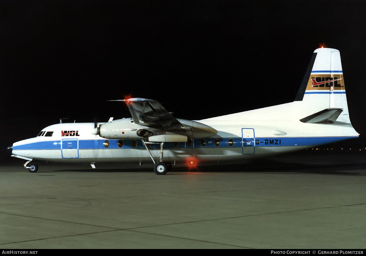 Aircraft Photo of G-BMZI | Fokker F27-100 Friendship | WDL Aviation | AirHistory.net #436124