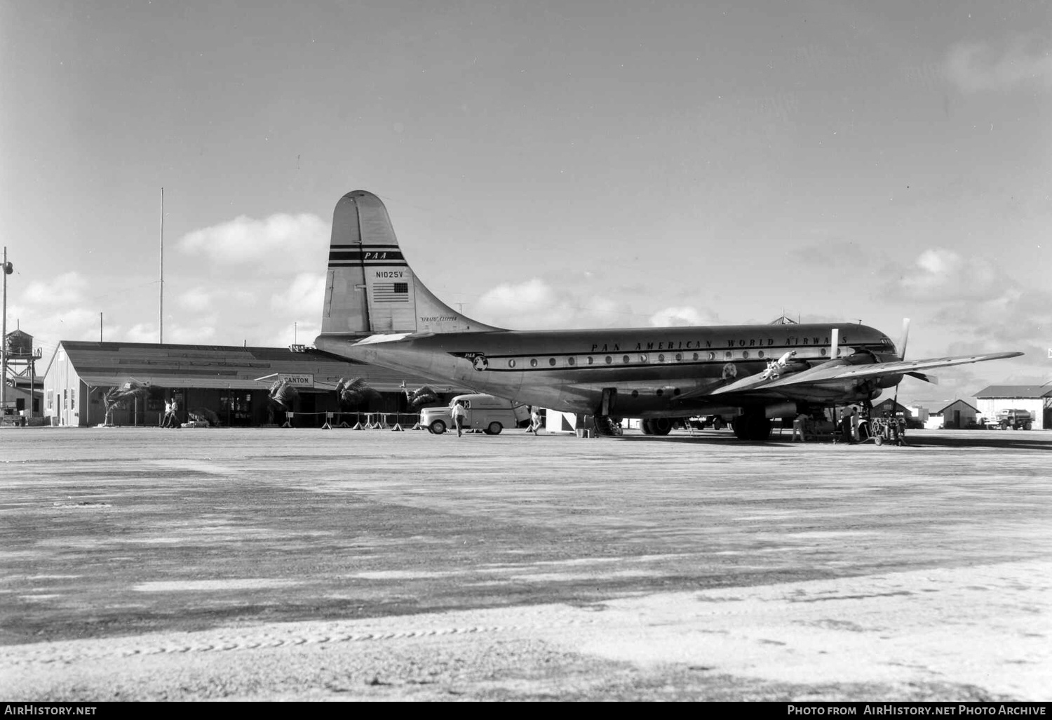 Aircraft Photo of N1025V | Boeing 377-10-26 Stratocruiser | Pan American World Airways - PAA | AirHistory.net #436128