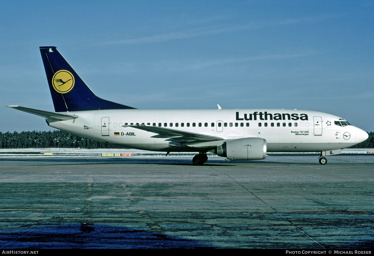 Aircraft Photo of D-ABIL | Boeing 737-530 | Lufthansa | AirHistory.net #436148