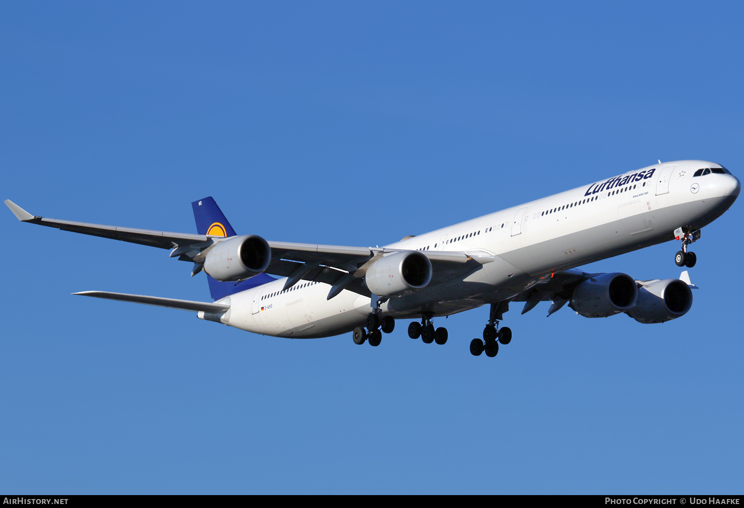 Aircraft Photo of D-AIHS | Airbus A340-642 | Lufthansa | AirHistory.net #436151