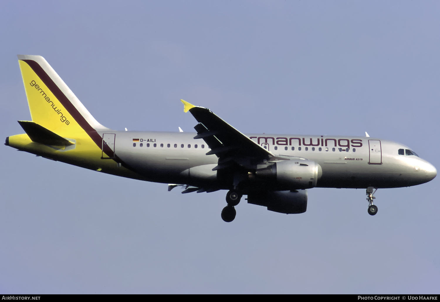 Aircraft Photo of D-AILI | Airbus A319-114 | Germanwings | AirHistory.net #436168