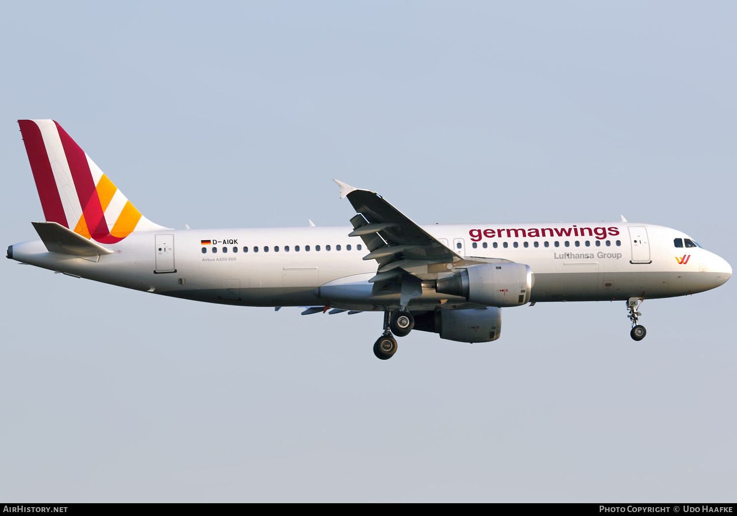 Aircraft Photo of D-AIQK | Airbus A320-211 | Germanwings | AirHistory.net #436170