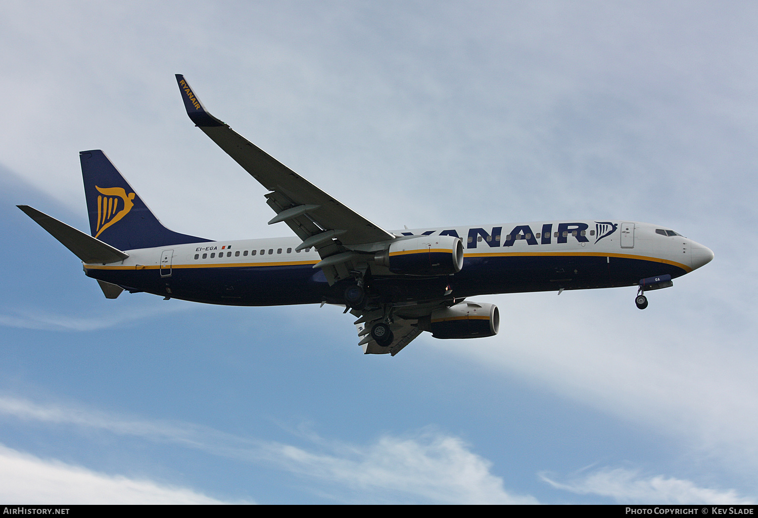 Aircraft Photo of EI-EGA | Boeing 737-8AS | Ryanair | AirHistory.net #436195