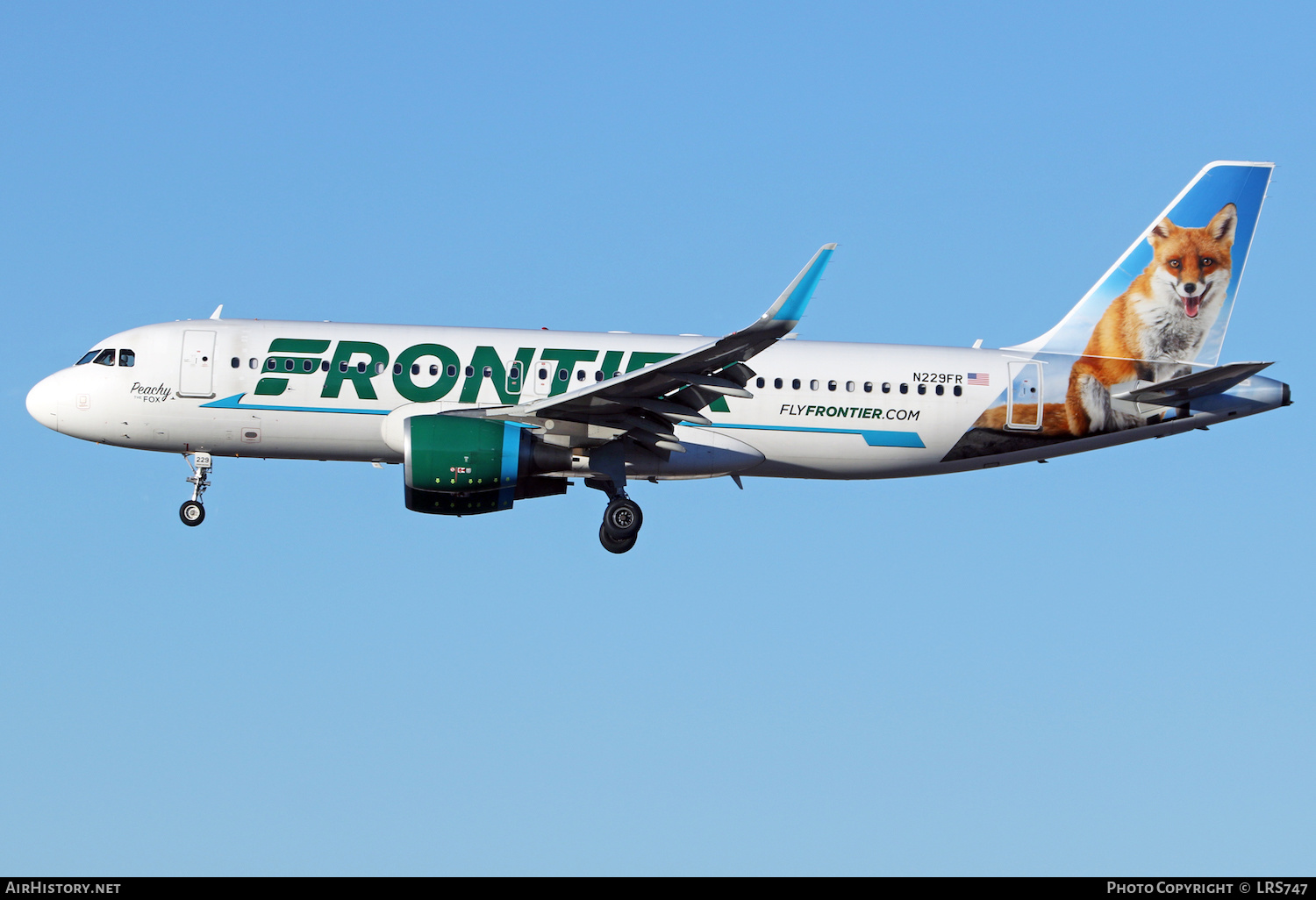 Aircraft Photo of N229FR | Airbus A320-214 | Frontier Airlines | AirHistory.net #436221
