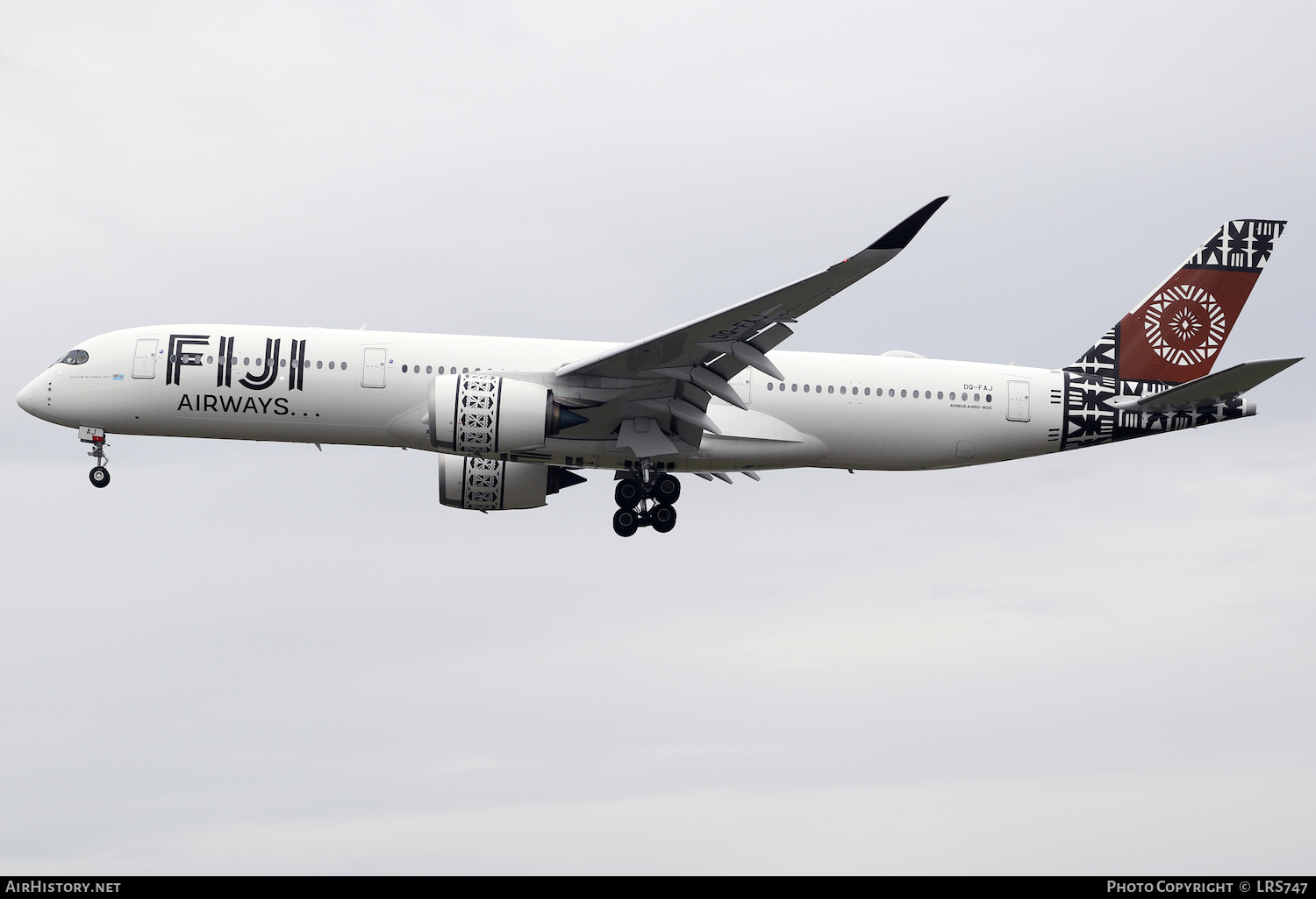 Aircraft Photo of DQ-FAJ | Airbus A350-941 | Fiji Airways | AirHistory.net #436229