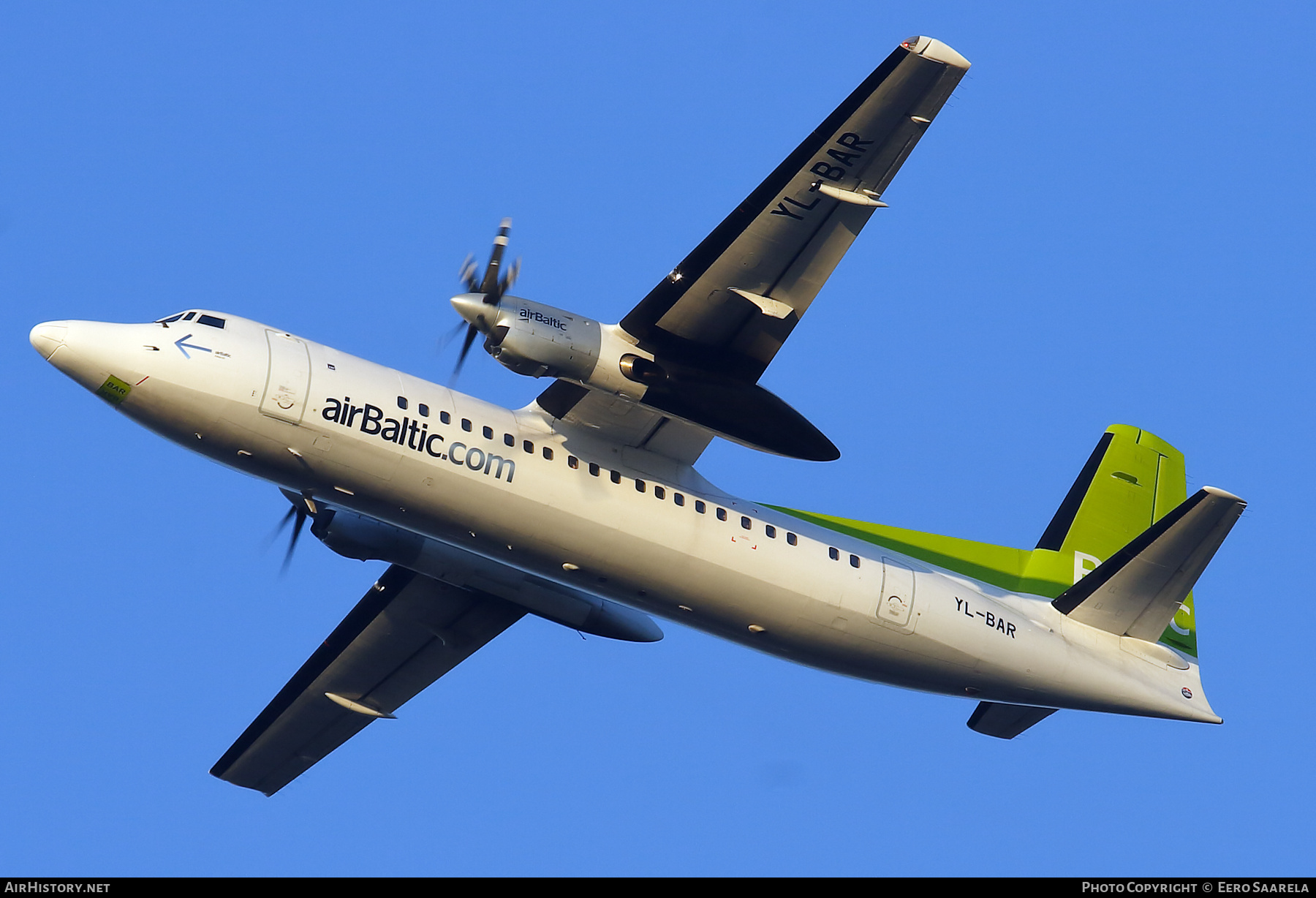 Aircraft Photo of YL-BAR | Fokker 50 | AirBaltic | AirHistory.net #436235