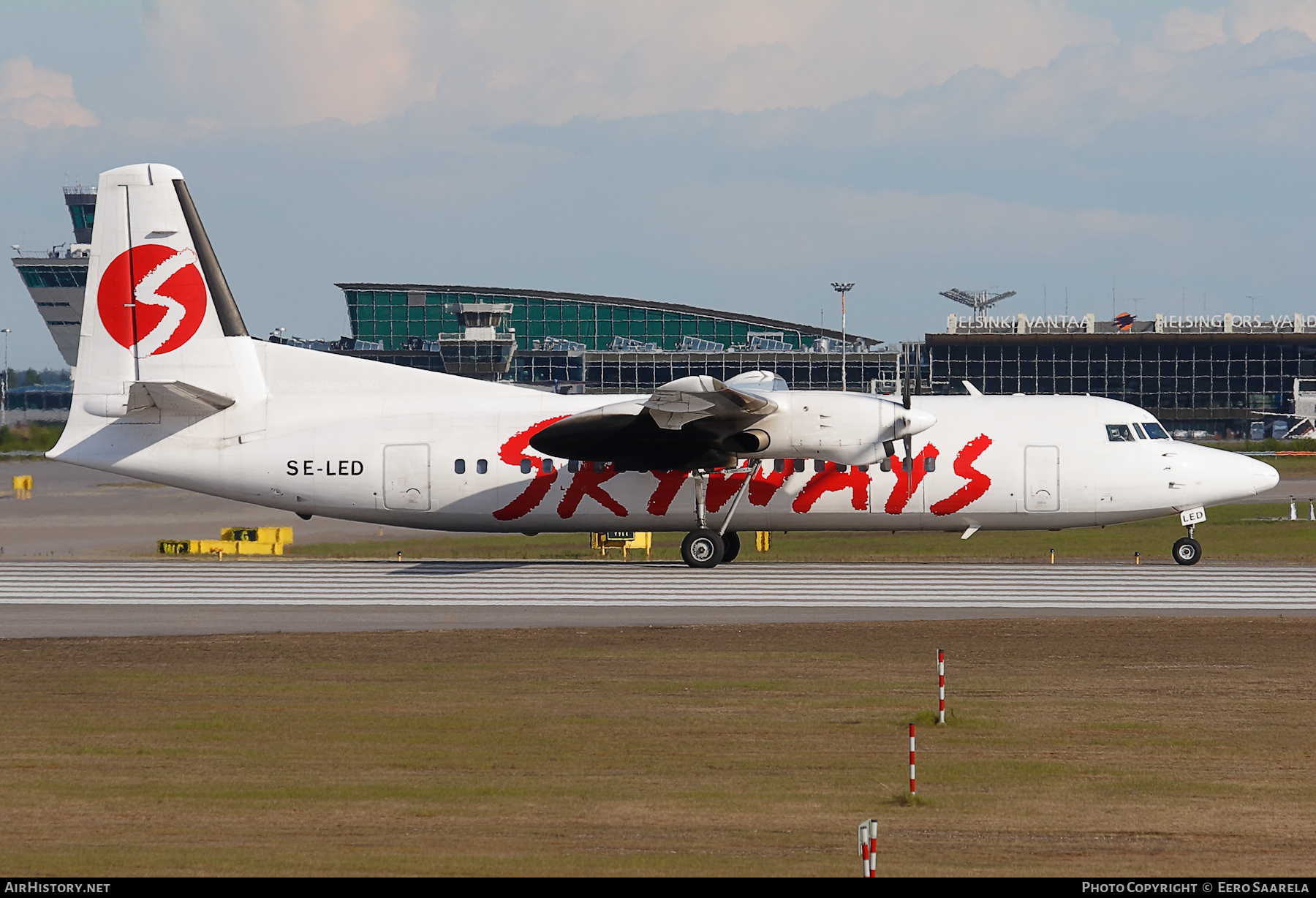 Aircraft Photo of SE-LED | Fokker 50 | Skyways | AirHistory.net #436237