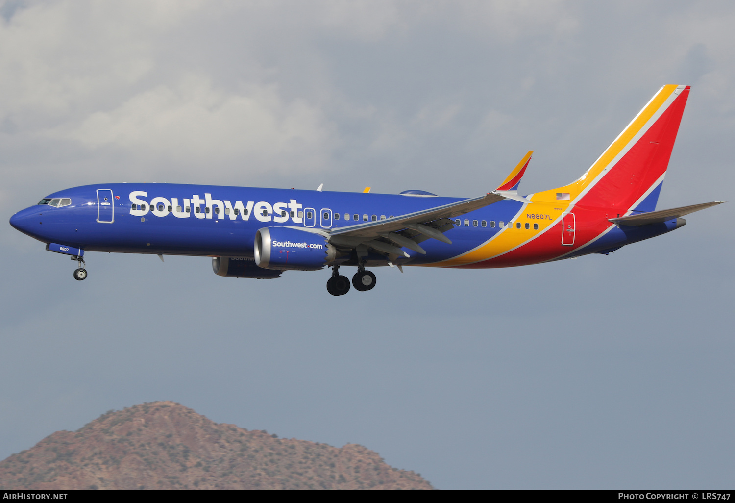 Aircraft Photo of N8807L | Boeing 737-8 Max 8 | Southwest Airlines | AirHistory.net #436275