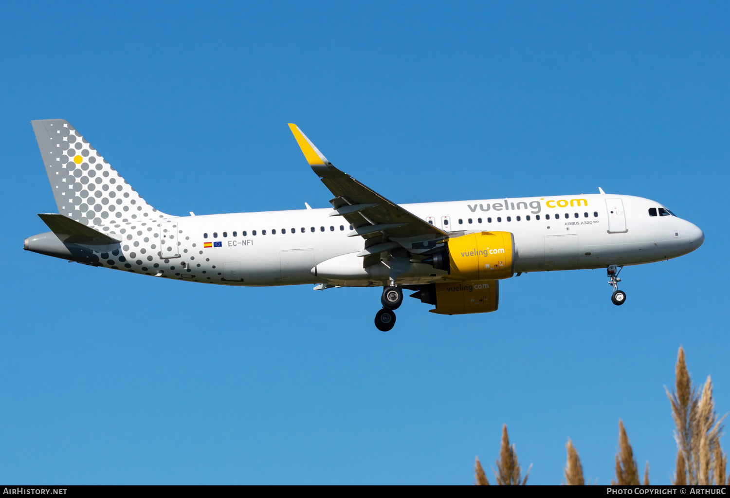Aircraft Photo of EC-NFI | Airbus A320-271N | Vueling Airlines | AirHistory.net #436281