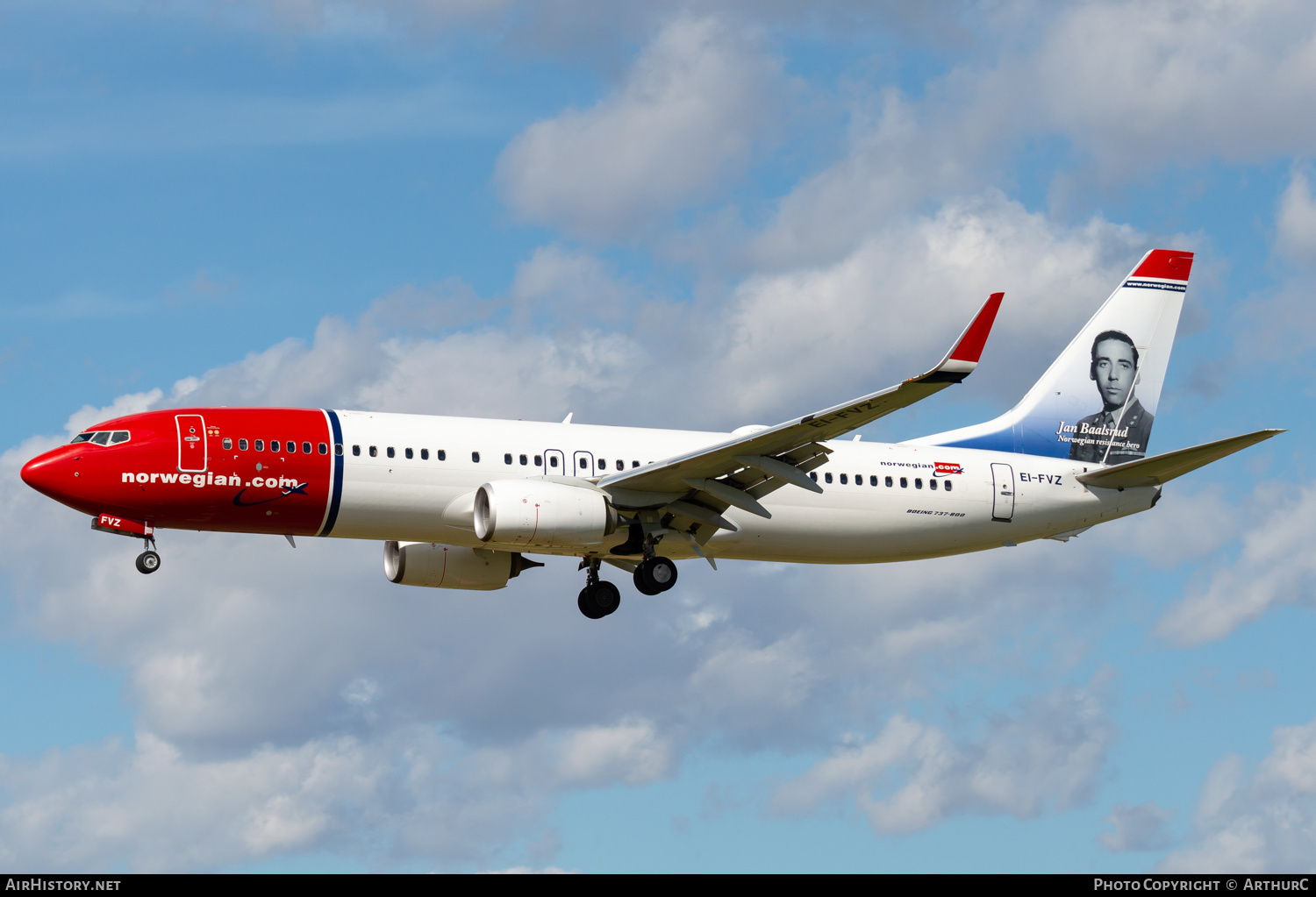 Aircraft Photo of EI-FVZ | Boeing 737-8JP | Norwegian | AirHistory.net #436283
