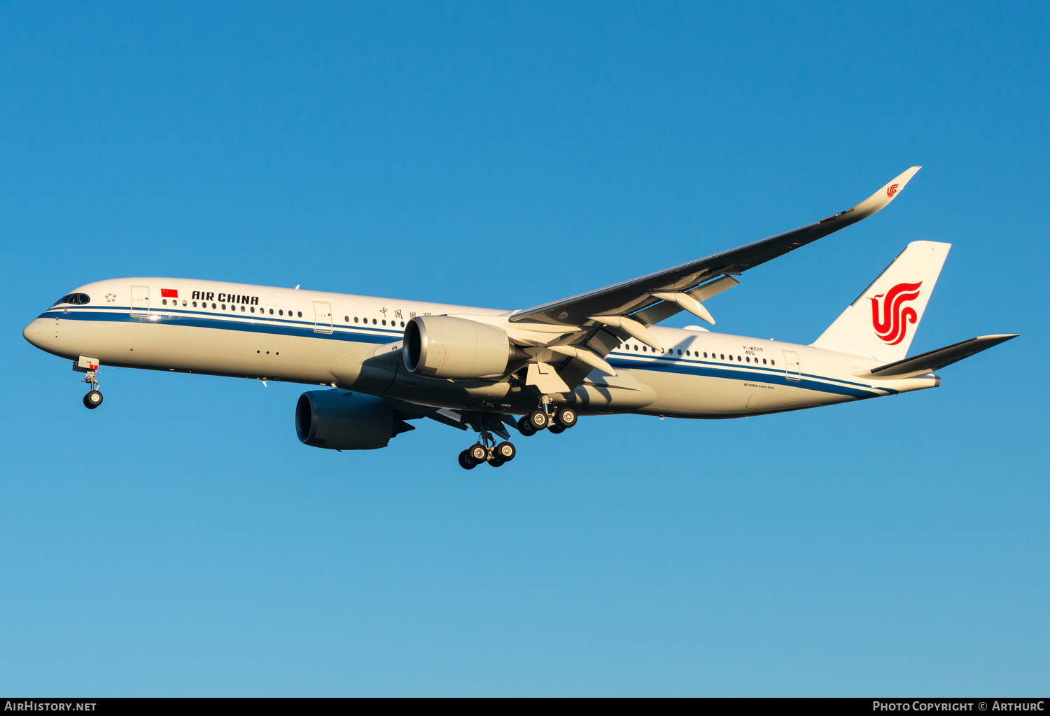 Aircraft Photo of F-WZHK | Airbus A350-941 | Air China | AirHistory.net #436288
