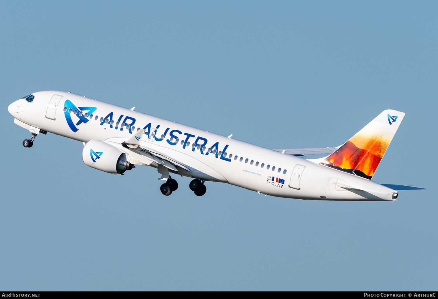 Aircraft Photo of F-OLAV | Airbus A220-371 (BD-500-1A11) | Air Austral | AirHistory.net #436292