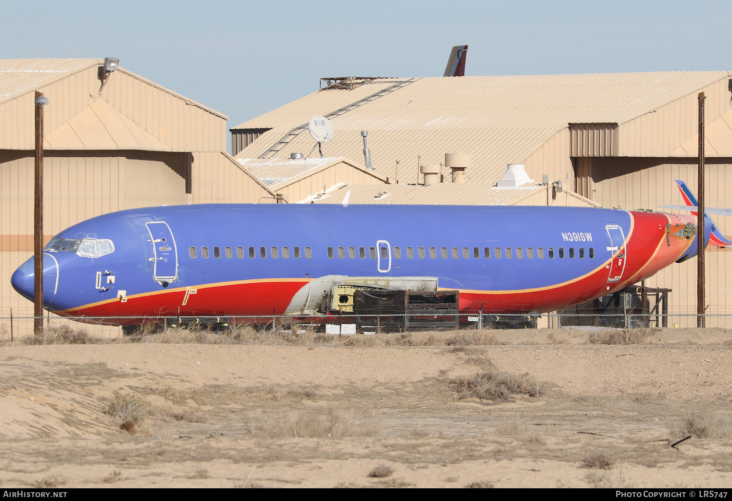 Aircraft Photo of N391SW | Boeing 737-3H4 | Southwest Airlines | AirHistory.net #436293