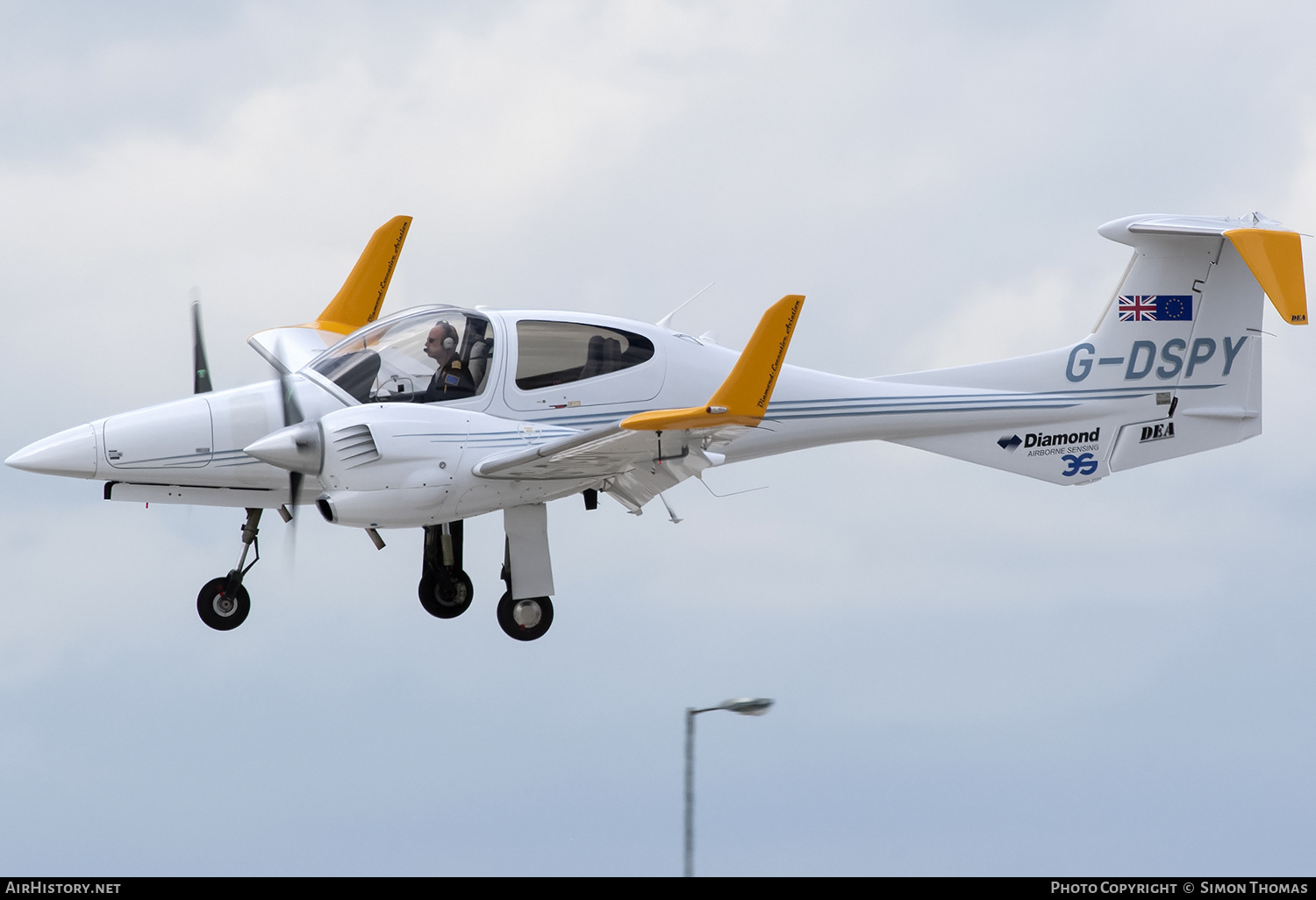 Aircraft Photo of G-DSPY | Diamond DA42 MPP Guardian | DEA - Diamond Executive Aviation | AirHistory.net #436319