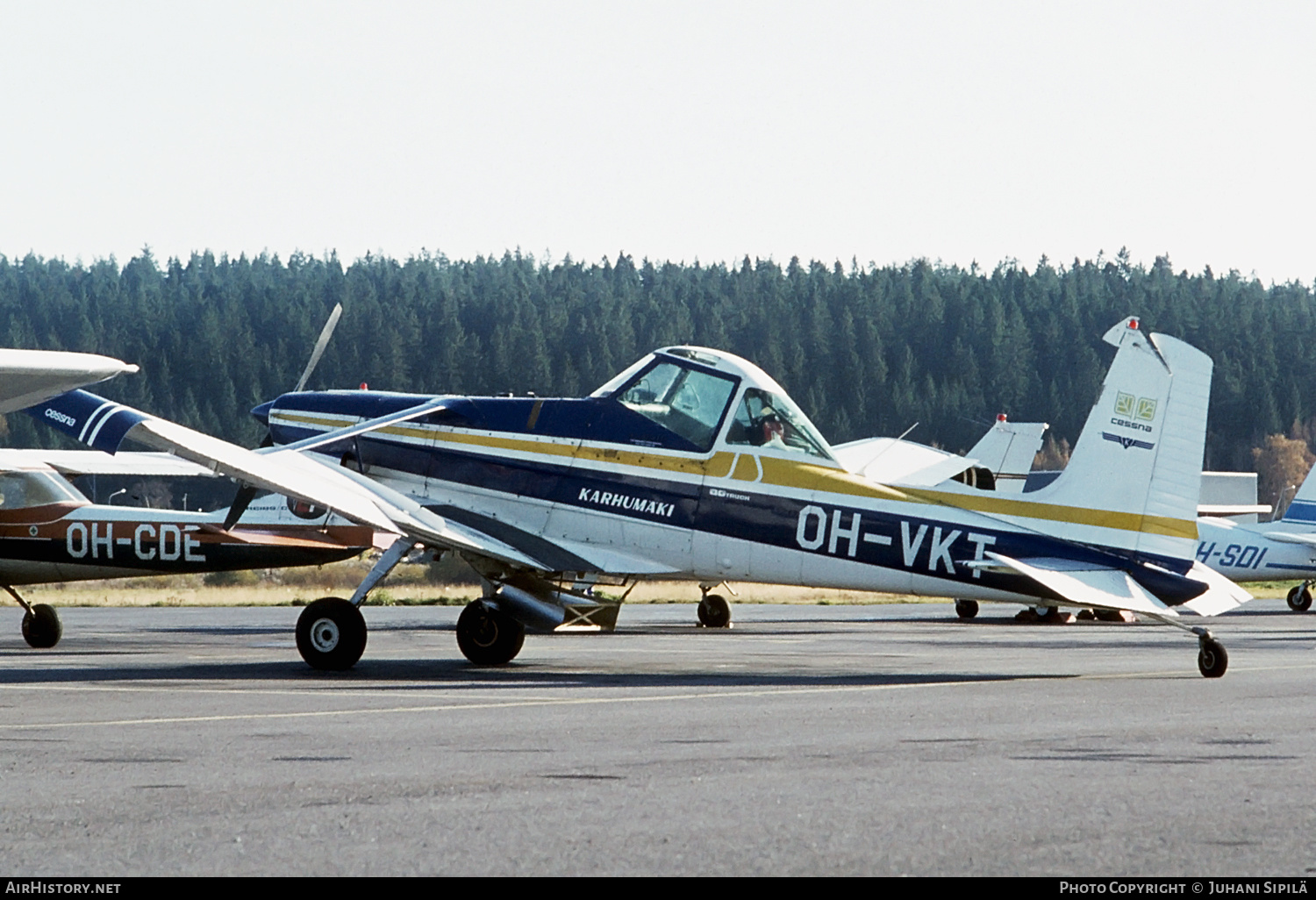 Aircraft Photo of OH-VKT | Cessna A188B AgTruck | Karhumäki | AirHistory.net #436331