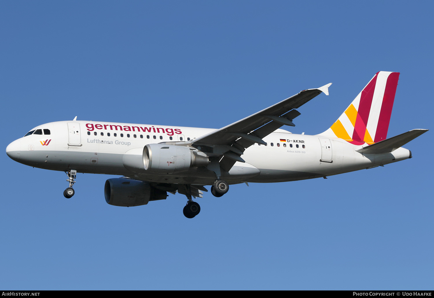 Aircraft Photo of D-AKNR | Airbus A319-112 | Germanwings | AirHistory.net #436336
