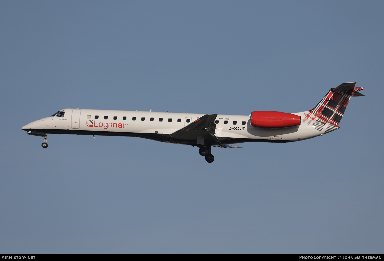 Aircraft Photo of G-SAJC | Embraer ERJ-145EP (EMB-145EP) | Loganair | AirHistory.net #436354