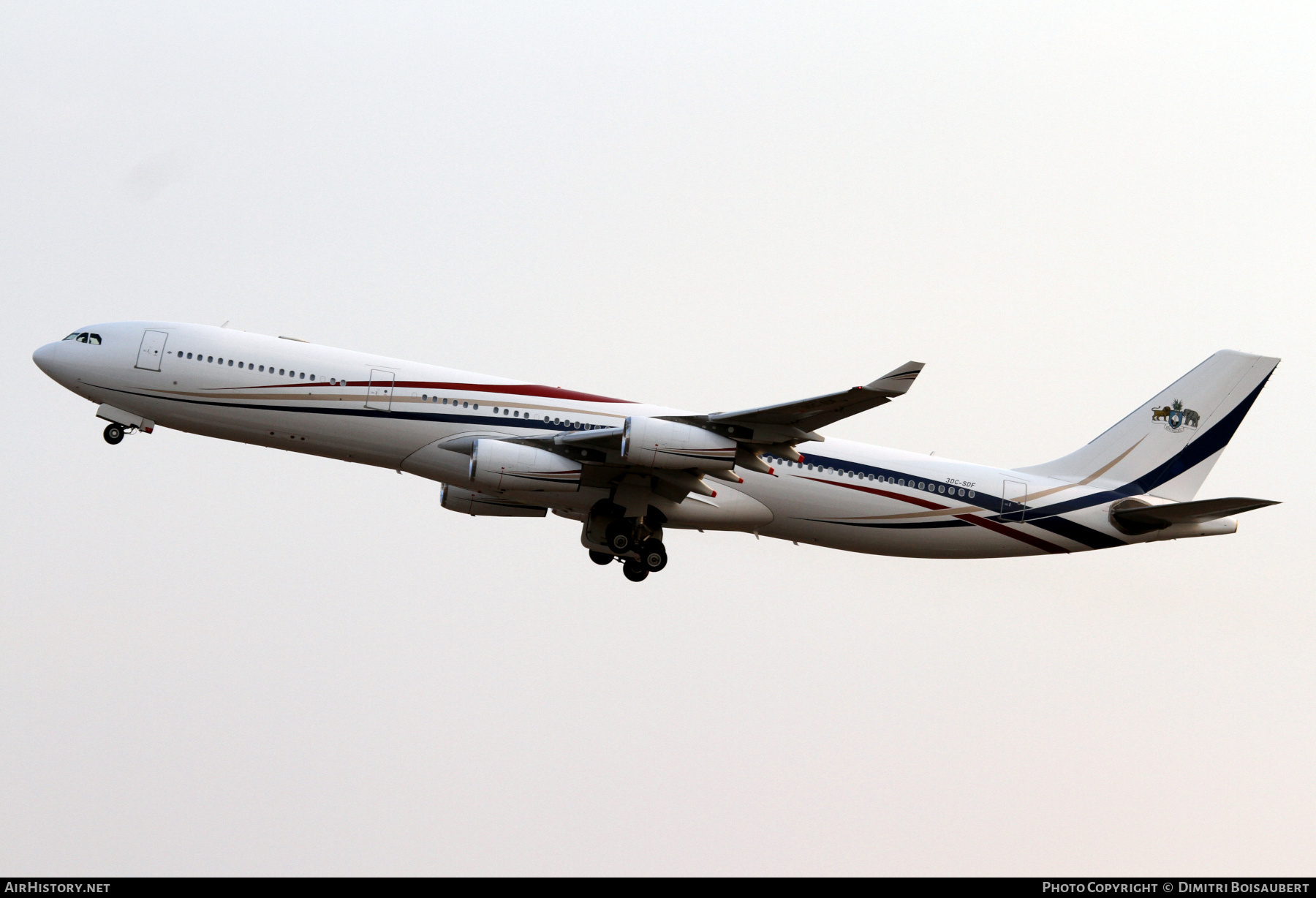 Aircraft Photo of 3DC-SDF | Airbus A340-313 | Eswatini Royal Flight | AirHistory.net #436365