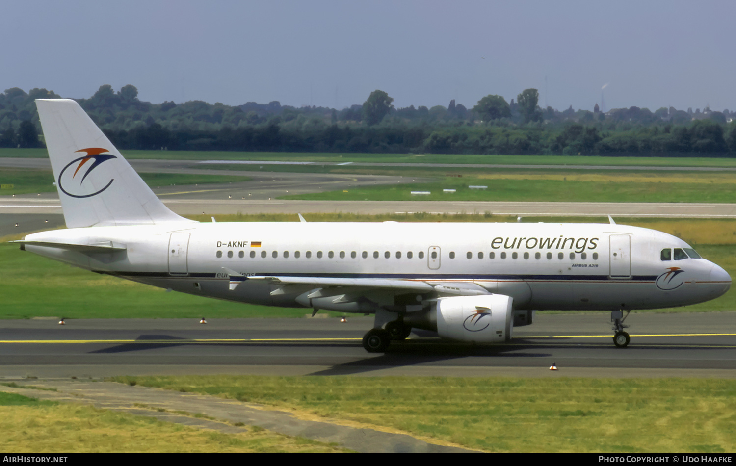 Aircraft Photo of D-AKNF | Airbus A319-112 | Eurowings | AirHistory.net #436391