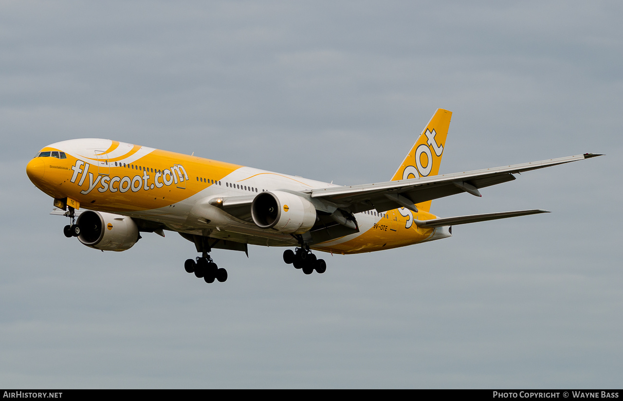 Aircraft Photo of 9V-OTE | Boeing 777-212/ER | Scoot | AirHistory.net #436413