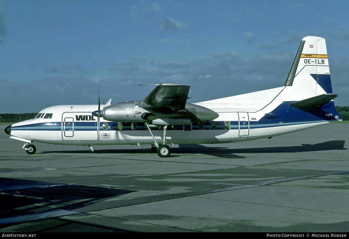 Aircraft Photo of OE-ILB | Fokker F27-600 Friendship | WDL Aviation | AirHistory.net #436443