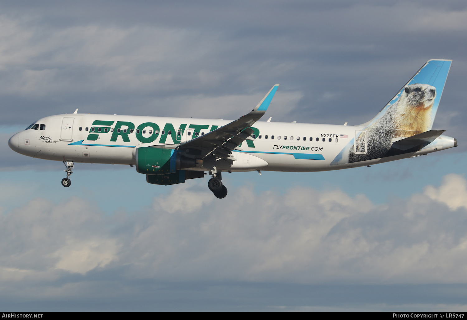Aircraft Photo of N236FR | Airbus A320-214 | Frontier Airlines | AirHistory.net #436486