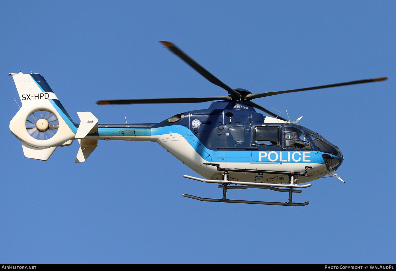 Aircraft Photo of SX-HPD | Eurocopter EC-135T-1 | Police | AirHistory.net #436533