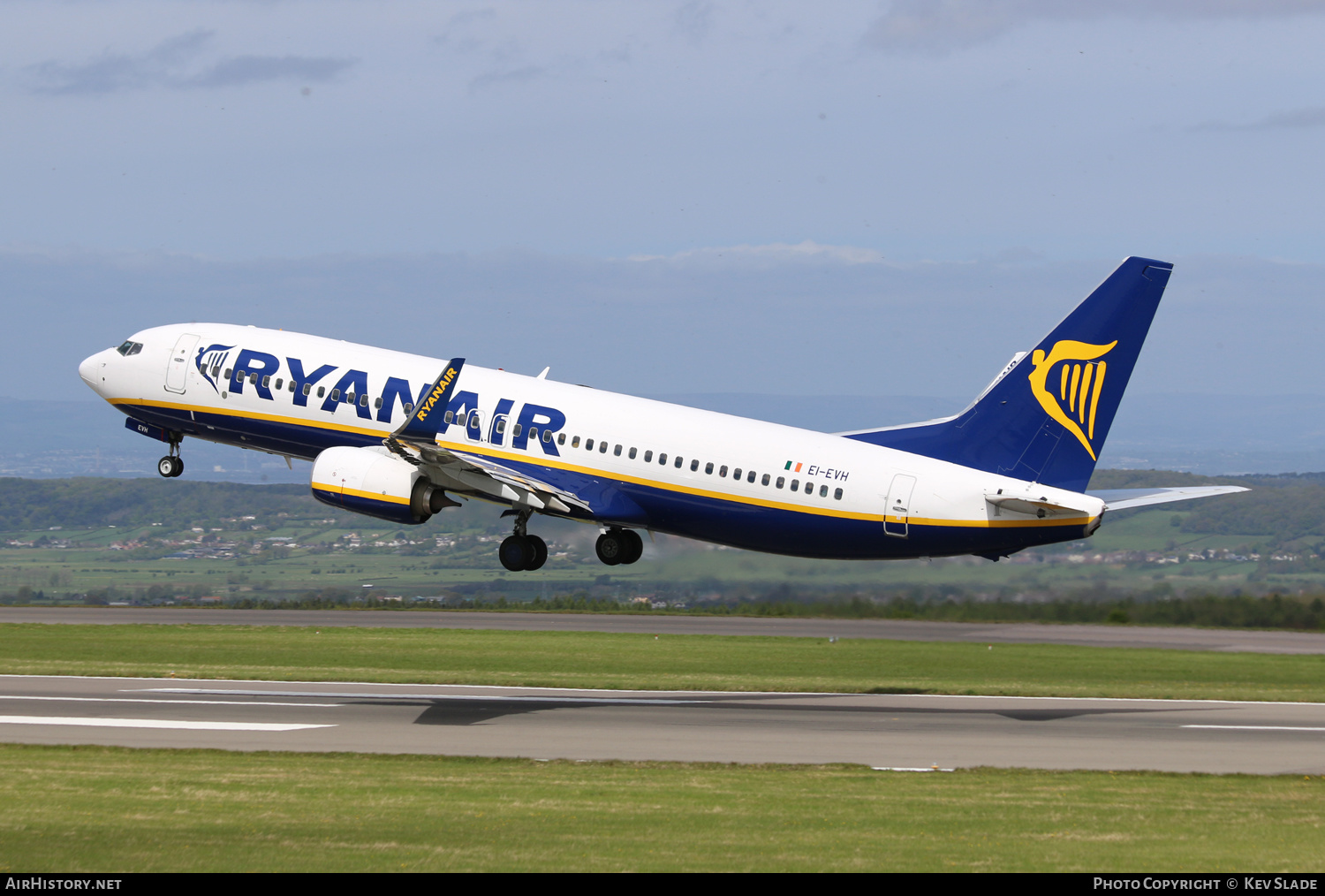 Aircraft Photo of EI-EVH | Boeing 737-8AS | Ryanair | AirHistory.net #436540