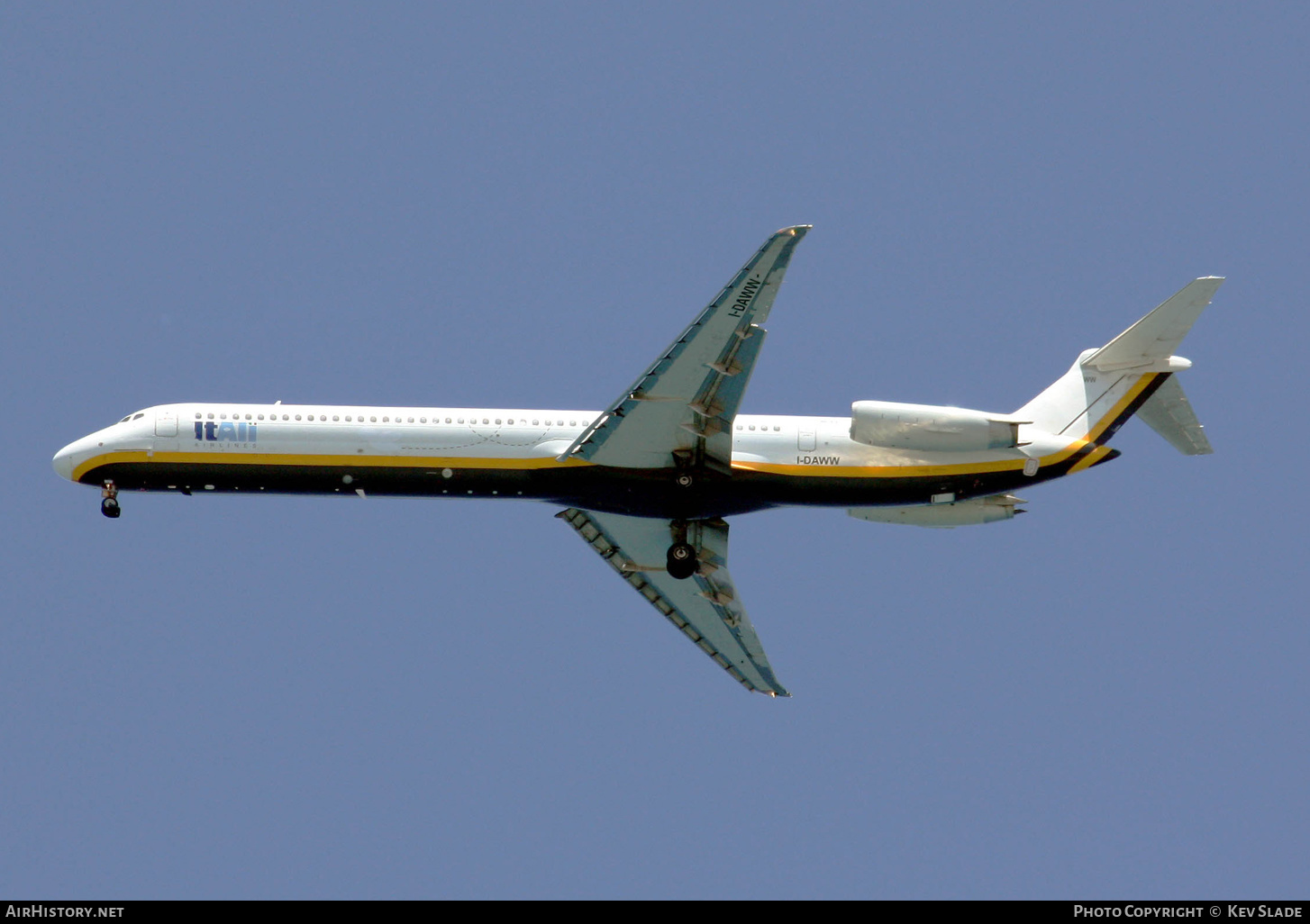 Aircraft Photo of I-DAWW | McDonnell Douglas MD-82 (DC-9-82) | ItAli Airlines | AirHistory.net #436546