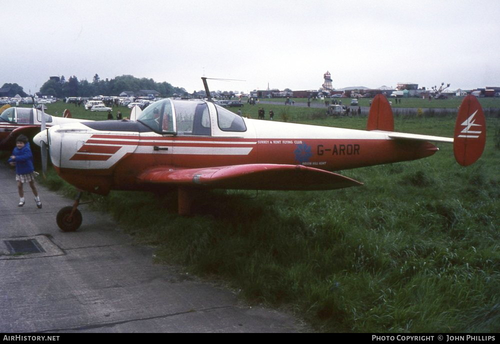 Aircraft Photo of G-AROR | Forney F-1A Aircoupe | Surrey & Kent Flying Club | AirHistory.net #436559