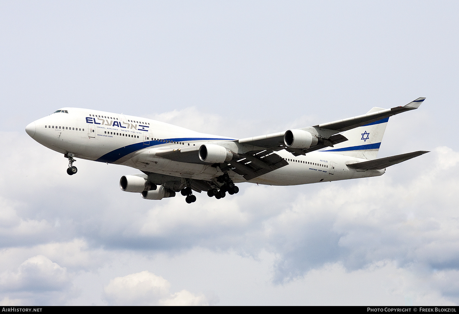 Aircraft Photo of 4X-ELB | Boeing 747-458 | El Al Israel Airlines | AirHistory.net #436563