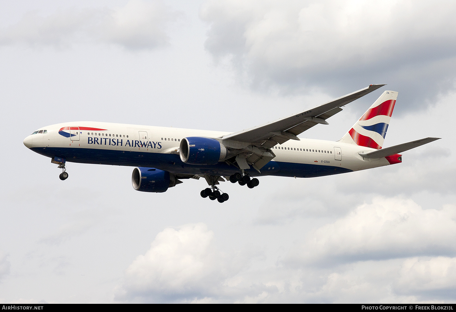 Aircraft Photo of G-ZZZA | Boeing 777-236 | British Airways | AirHistory.net #436565