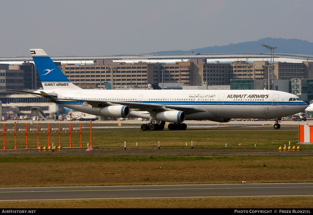 Aircraft Photo of 9K-AND | Airbus A340-313 | Kuwait Airways | AirHistory.net #436614